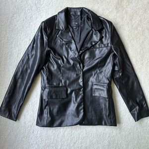 Faux Leather Jacket